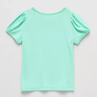 Thereabouts Little Girls Round Neck Short Sleeve T-Shirt