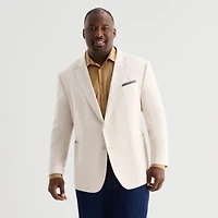 Stafford Linen Cotton Mens Big and Tall Classic Fit Sport Coat