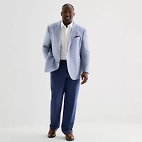Stafford Linen Cotton Mens Big and Tall Classic Fit Sport Coat