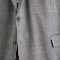 Stafford Coolmax All Season Ecomade Mens Classic Fit Plaid Big and Tall Suit Jacket
