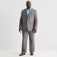 Stafford Coolmax All Season Ecomade Mens Classic Fit Plaid Big and Tall Suit Jacket