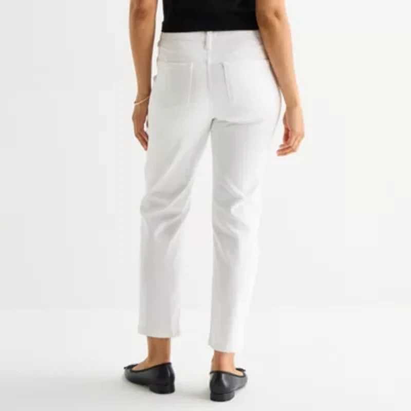 Liz Claiborne Lana Womens Ankle Mid Rise Pant