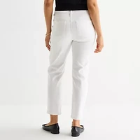 Liz Claiborne Lana Womens Ankle Mid Rise Pant