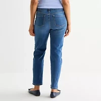 Liz Claiborne Womens Ankle High Rise Pant