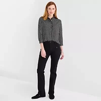 Liz Claiborne Womens 3/4 Sleeve Blouse