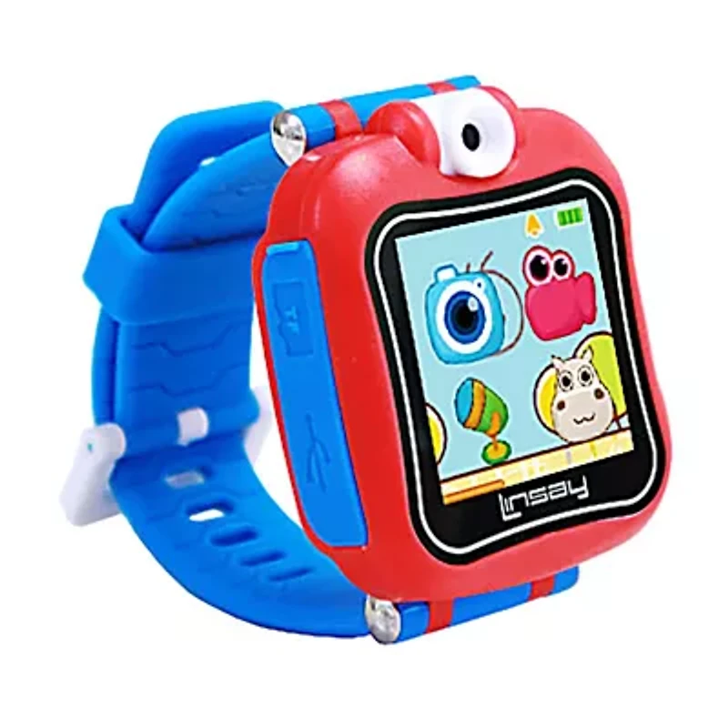 Linsay 1.5 Kids Blue Smart Watch With Bag