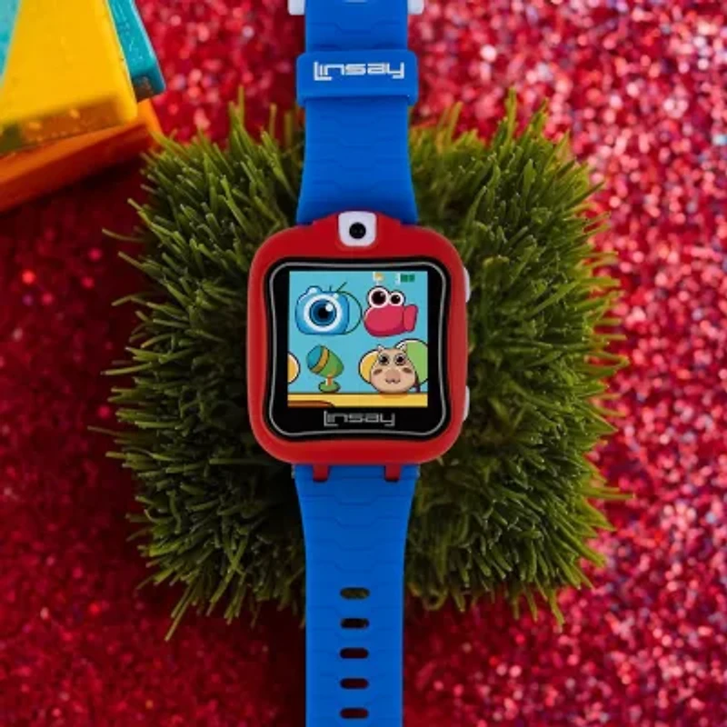 Linsay 1.5 Kids Blue Smart Watch With Bag