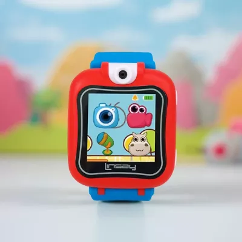 Linsay 1.5 Kids Blue Smart Watch With Bag