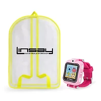Linsay 1.5 Kids Pink Smart Watch With Bag