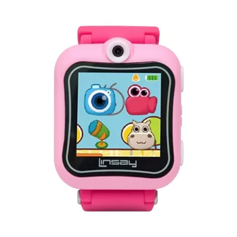 Linsay 1.5 Kids Pink Smart Watch With Bag
