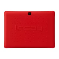 LINSAY® 10.1 Octa Core 128Gb Android 15 Tablet Kids Red
