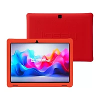 LINSAY® 10.1 Octa Core 128Gb Android 15 Tablet Kids Red