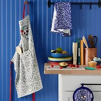 Fiesta Skull and Vine Apron