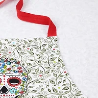 Fiesta Skull and Vine Apron