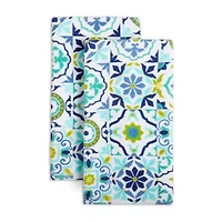 Fiesta Worn Tiles 2-pc. Kitchen Towel Set