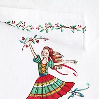 Fiesta Holiday Ballerina 2-pc. Kitchen Towel Set