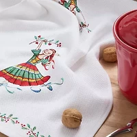 Fiesta Holiday Ballerina 2-pc. Kitchen Towel Set