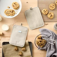 Town and Country Basketweave Antimicrobial 2-pc. Pot Holder Set