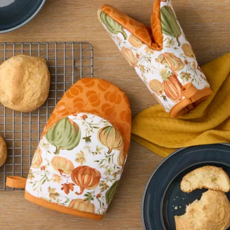 Martha Stewart Pumpkin 2-pc. Oven Mitt Set