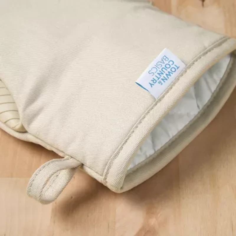 Town and Country Basketweave Antimicrobial 2-pc. Mini Oven Mitt Set