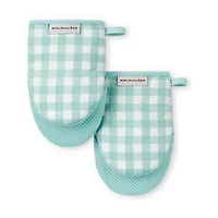KitchenAid Gingham 2-pc. Mini Oven Mitt Set