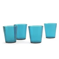 Outdoor Oasis 15oz Blue 4-pc. Tumbler Glass