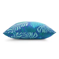 Outdoor Oasis 20"X 20" Tropical Print Square Throw Pillow
