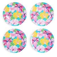 Outdoor Oasis Orchid 4-pc. Melamine Dinner Plate