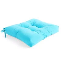 Outdoor Oasis Horizon Turquoise Patio Seat Cushion