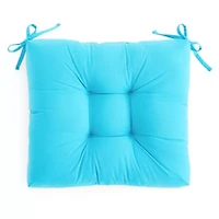 Outdoor Oasis Horizon Turquoise Patio Seat Cushion