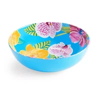Outdoor Oasis Orchid Print 4-pc. Melamine Pasta Bowl