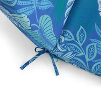 Outdoor Oasis Tropical Print Fade Resistant Patio Chair Cushion