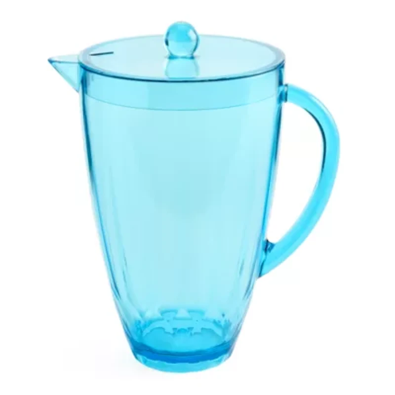 Outdoor Oasis Blue Beverage Serving Pitcher