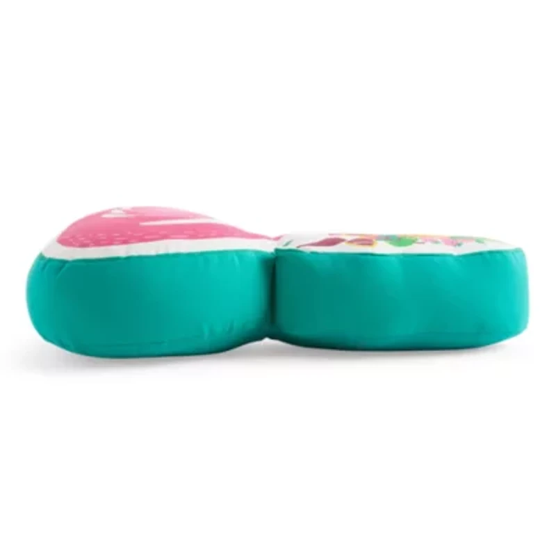 Outdoor Oasis Flamingo Figural Throw Pillow