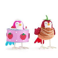 Layerings Dessert Birds 2-pc. Valentines Day Tabletop Decor