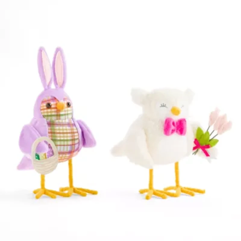 Layerings Bunny & Lamb Birds 2-pc. Easter Tabletop Decor