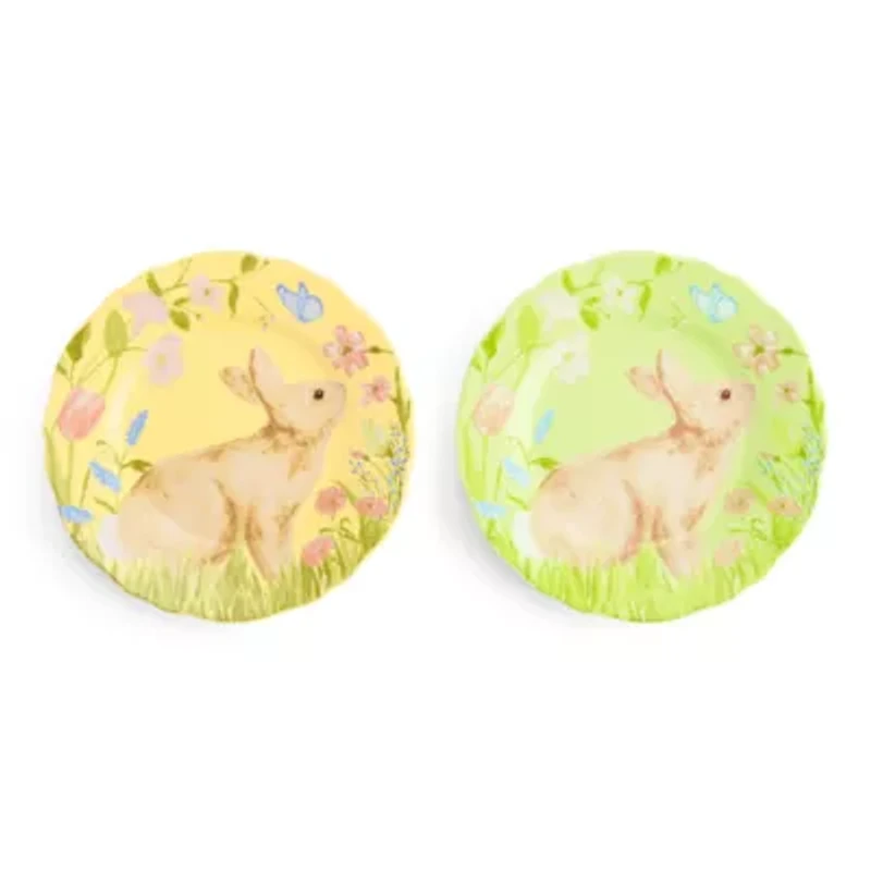 Layerings Easter Bunny 4-pc. Salad Plate