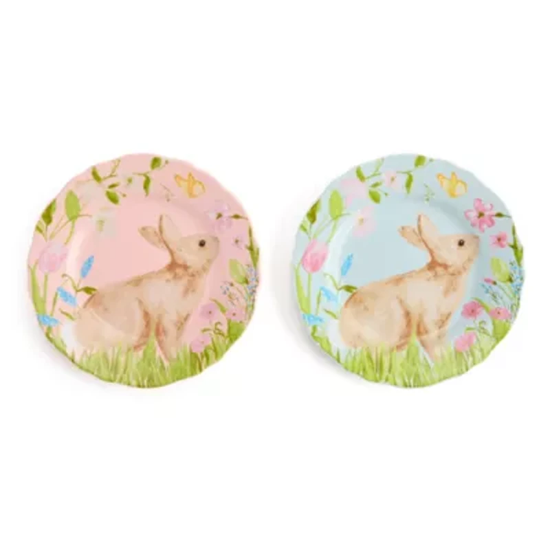 Layerings Easter Bunny 4-pc. Salad Plate