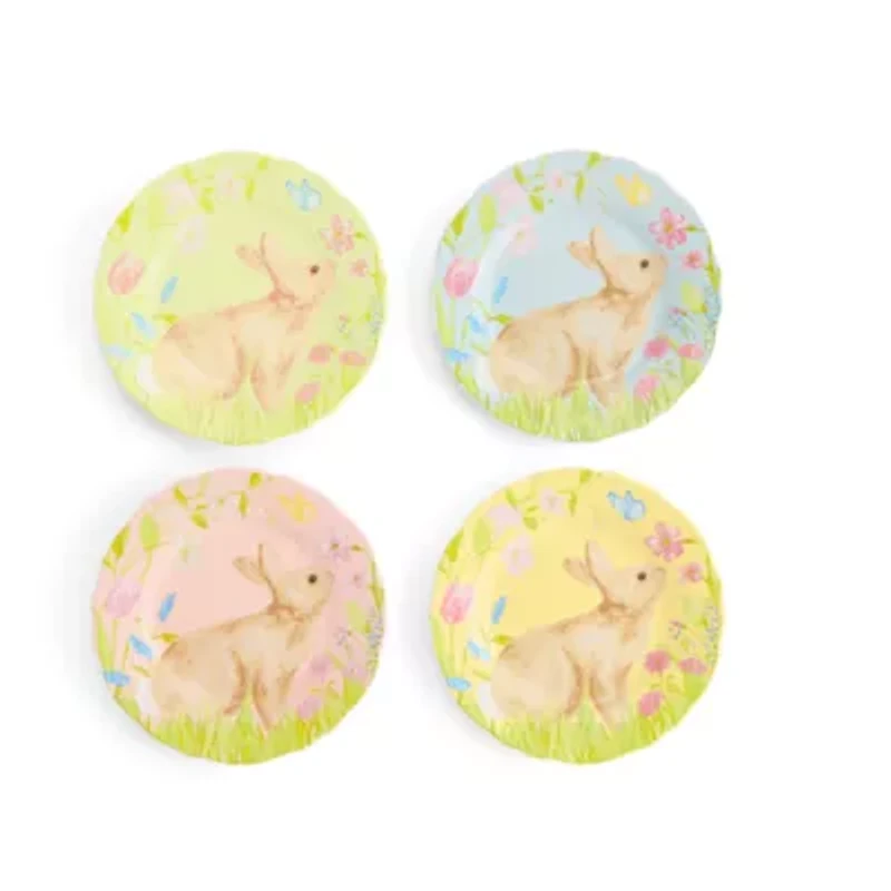 Layerings Easter Bunny 4-pc. Salad Plate