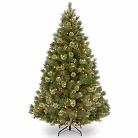 National Tree Co. Wispy Willow Grande 7 1/2 Foot Pre-Lit Christmas Tree