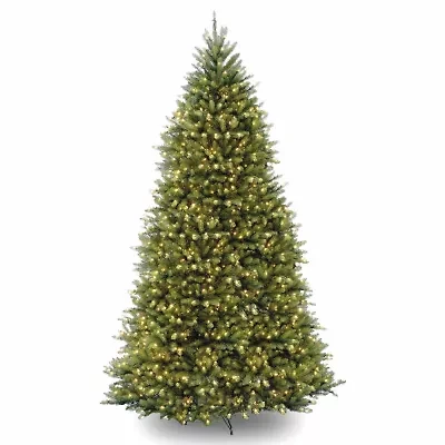 National Tree Co. Dunhill Fir Hinged Foot Pre-Lit Fir Christmas Tree