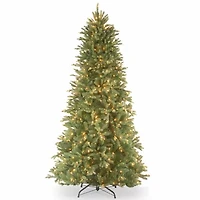 National Tree Co. Tiffany Fir Slim 1/2 Foot Pre-Lit Fir Christmas Tree