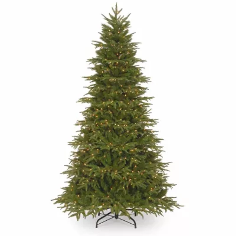 National Tree Co. Northern Frasier Hinged 7 1/2 Foot Pre-Lit Fir Christmas Tree