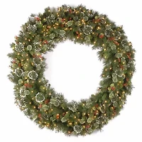 National Tree Co. Snowflaked Wintry Pine Wreath