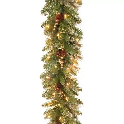 National Tree Co. Glittery Gold Pine Christmas Indoor Outdoor Garland