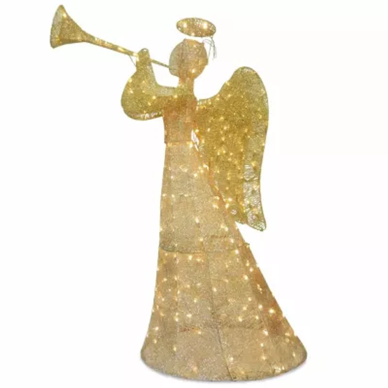 National Tree Co. Trumpeting Angel Christmas Yard Art