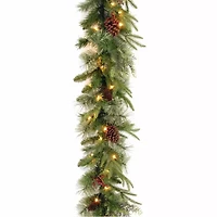National Tree Co. Colonial Feel Real Christmas Indoor Outdoor Garland