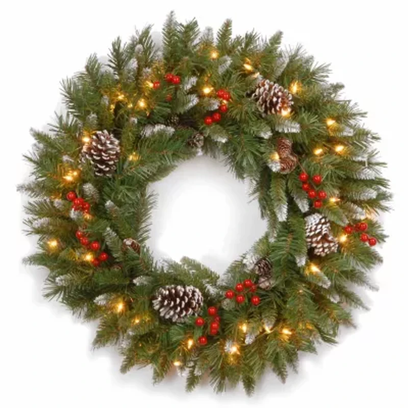 National Tree Co. Frosted Berry Wreath