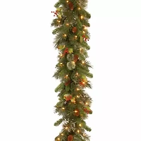 National Tree Co. Wintry Pine Christmas Indoor Outdoor Garland