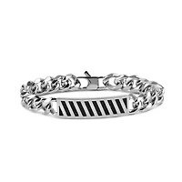 Mens Stainless Steel Solid Id Bracelet
